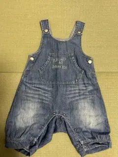 80サイズ　オーバオール キッズ　デニム　男女◉