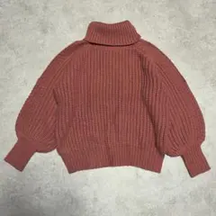 EMODA エモダ　ドルマンニットトップス　オープンショルダー　スリット見せ