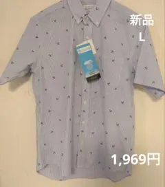 イカリ柄 半袖シャツ Lサイズ 新品のサムネイル