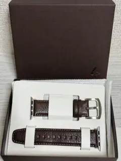 週末値下 土屋鞄AppleWatchバンド こげ茶 オイルヌメ38/40/41