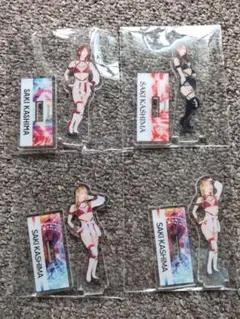 4 スターダム STARDOM プロレス 鹿島沙希 アクリルスタンド 4個セット