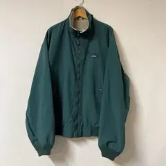 90s L.L.BEAN ウォームアップジャケット USA製 実寸メンズL程 緑