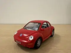 ⭐️キンスマート フォルクスワーゲン ニュービートル ミニカー レッド プルバック