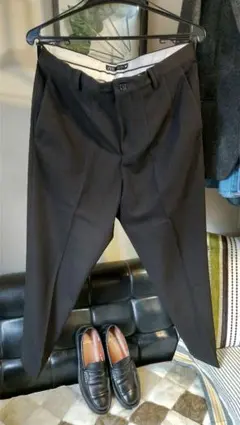 早い者勝ちsale❗ZARAワイドテーパードパンツ黒M