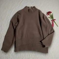 良品☆M-PREMIER ブレンヘイム ニット ハイネック スリット カシミヤ