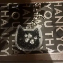 ハンドメイド　ねこ型キーホルダー ❤︎