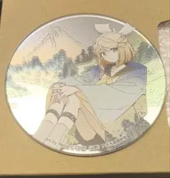 鏡音リン 葛飾北斎 甲州三坂水面 ラウンドパブミラー rin