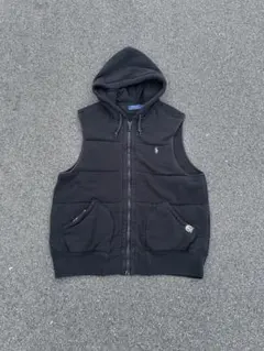 Polo Ralph Lauren フード付きベスト L 黒