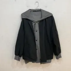 ノーアイディー NO ID. ボタン留めパーカー 【1】