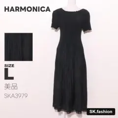 CASHMIKA カシミカ シルク×カシミヤ ニットワンピース ブラック ロング