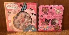 新品　シールフレーク　コロふわ　おはじき　日焼け　キティ　サンリオキャラクター