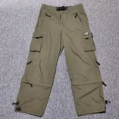 Y2K カーゴパンツ　ナイロンパンツ ギミックパンツ レイブパンツ　2way