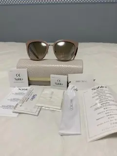 Jimmy Choo サングラス グリッター装飾付き