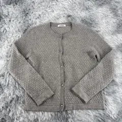 『NEWYORKER』カーディガン　セーター　フロントボタン　クルーネック