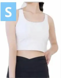 大人気❣️SUKALA スカーラ　Yストラップロゴブラトップ　Sサイズ　ホワイト