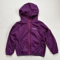 モンベル ウインドブレーカー 110 パープル