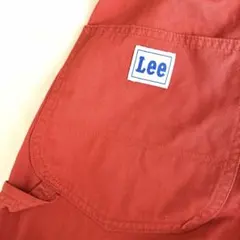 Lee ペインターパンツ ワークパンツ S レッド コットン ワイドストレートのサムネイル