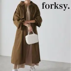 forksy. 3WAYフライヨーク ステンカラーコート トレンチコート