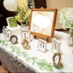 結婚式　ウェルカムスペース　装飾品　【welcome】文字のみ　ウェルカムボード