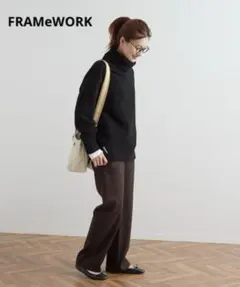 FRAMeWORK★サキソニーイージーパンツ