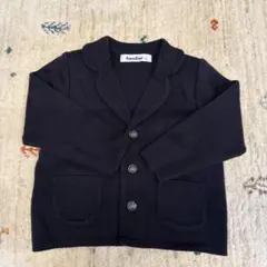 familiar ネイビー ニットジャケット