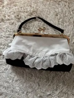 Bibiy SABRINA LACE BAG　がま口バッグ　メタルフレーム　新品 BIBIY. MADE | SABRINA LACE BAG BLACK｜Bibiy.