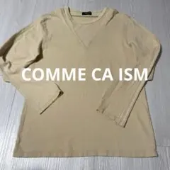 ​COMME CA ISM コムサVネック 長袖Tシャツ　カットソー　ロンT