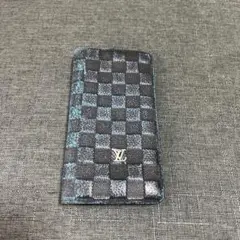 Louis Vuitton ダミエ長財布 ブラック ブルー