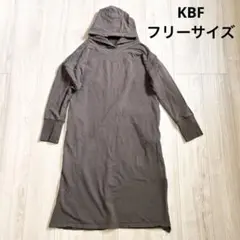 ケイビーエフ KBF カットフーディーワンピース レディース ONE SIZE