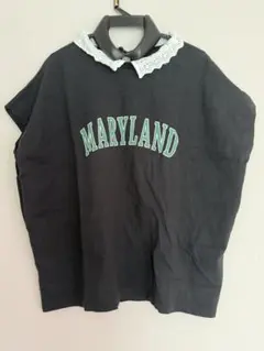 MARYLAND ロゴ 半袖 Tシャツ レース襟付き Lugnoncureのサムネイル