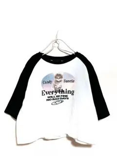 CANDY STRIPPER Tシャツ 猫プリント コットン100% Mのサムネイル