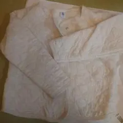 Petit Bateau キルティングジャケット クリーム色