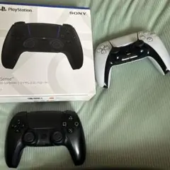 DualSense ワイヤレスコントローラー ブラック ホワイト セット