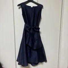 新品　デビュードフィオレ　ドレス　ワンピース36 ネイビー　S パーティ