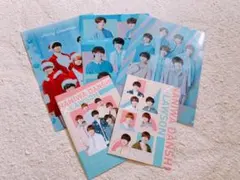 なにわ男子　ローソンクリアファイルとノート