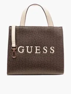 GUESS 2wayバッグブラウン トートバッグ ショルダーバッグ