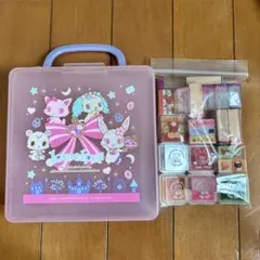 サンリオ ジュエルペット ハローキティ他 スタンプセット まとめ売り　ケース