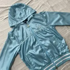 ●キャロウェイ●ナイロンジャケット L 水色系 フルジップパーカー ゴルフ