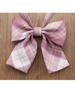 送料無料LB2-41 チェック柄 学生服用リボン リボンネクタイ サイズ調節可能