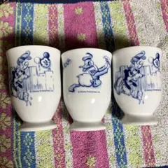 ディズニー陶器コップ３個セット