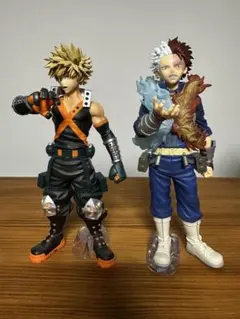 僕のヒーローアカデミア 一番くじ　爆豪勝己 轟焦凍 フィギュア 2体セット