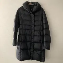 ユニクロ　ダウンショールコート　黒　Sサイズ