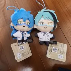 ツイステ exマスコット ぬいぐるみ イデア ジェイド　実験着