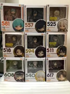 刀剣乱舞 ねんどろいど 一期一振 小狐丸 鶴丸国永ほか 9体まとめ売り 開封美品
