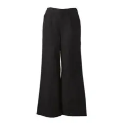 cocaコカ　新品　ソフトワイドパンツ　ブラック　M