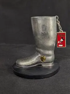 ミッキーマウス 金属 ブーツ オブジェ 置物 ヴィンテージ ディズニー