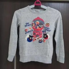 ミキハウス　ダブルB　薄手トレーナー　130cm