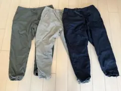 UNIQLO HEATTECH 3XL イージーパンツ 3色セット