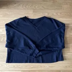 Dazy ネイビー Vネック セーター Lサイズ