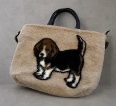 Teresa Cambi フェルト トートバッグ 犬モチーフのサムネイル
